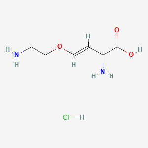 molecular formula C6H13ClN2O3 B1670805 (E)-2-Amino-4-(2-aminoethoxy)but-3-enoic acid hydrochloride CAS No. 67010-42-8