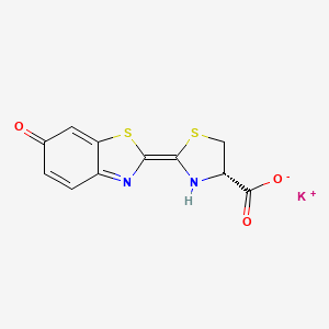 molecular formula C11H7KN2O3S2 B1670817 D-Luciferin potassium 