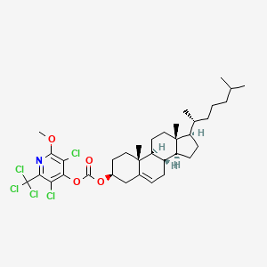 molecular formula C35H48Cl5NO4 B1670824 Dm-CHOC-pen CAS No. 942149-56-6