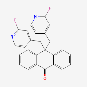 molecular formula C26H18F2N2O B1670832 Dmp-543 CAS No. 160588-45-4