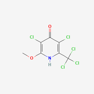 molecular formula C7H4Cl5NO2 B1670837 4-O-Demethylpenclomedine CAS No. 176046-79-0