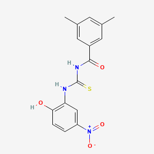molecular formula C16H15N3O4S B1670838 3,5-dimethyl PIT-1 CAS No. 701947-53-7