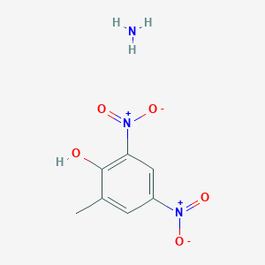 molecular formula C7H9N3O5 B1670847 Azane;2-methyl-4,6-dinitrophenol CAS No. 2980-64-5