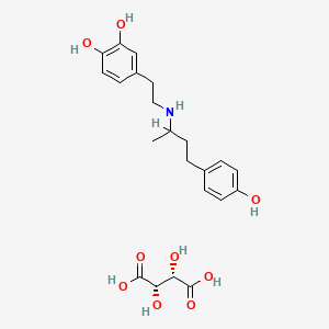 molecular formula C22H29NO9 B1670852 Dobutamine tartrate CAS No. 101626-66-8