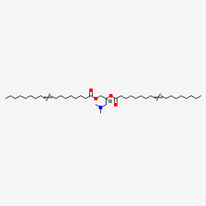 molecular formula C41H77NO4 B1670856 [3-(Dimethylamino)-2-octadec-9-enoyloxypropyl] octadec-9-enoate CAS No. 127512-29-2