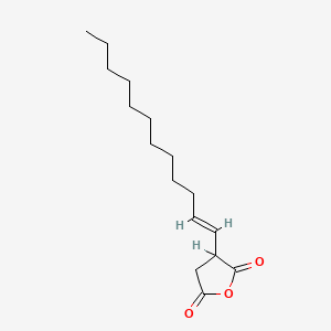 molecular formula C16H26O3 B1670859 Dodecenylsuccinic anhydride CAS No. 25377-73-5