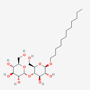molecular formula C24H46O11 B1670864 Dodecyl-beta-D-maltoside CAS No. 69227-93-6