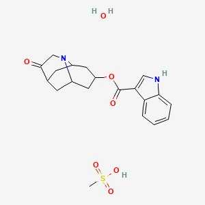 molecular formula C20H24N2O6S B1670873 Dolasetron Mesylate CAS No. 115956-13-3