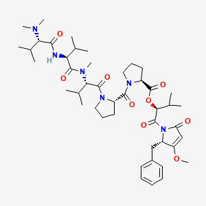 molecular formula C45H68N6O9 B1670875 多拉他汀 15 CAS No. 123884-00-4
