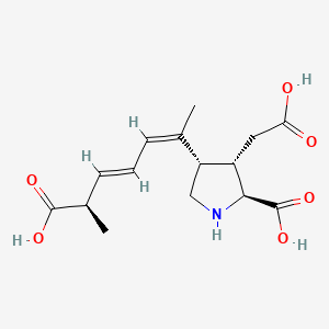 molecular formula C15H21NO6 B1670877 Domoic acid CAS No. 14277-97-5
