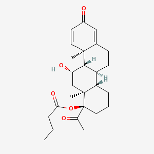 molecular formula C26H36O5 B1670878 Domoprednate CAS No. 66877-67-6