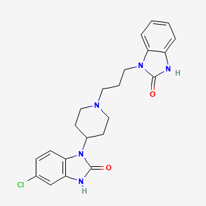 molecular formula C22H24ClN5O2 B1670879 多潘立酮 CAS No. 57808-66-9
