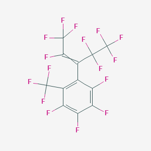 1,2,3,4-Tetrafluoro-5-(1,1,1,2,4,4,5,5,5-nonafluoropent-2-en-3-yl)-6-(trifluoromethyl)benzene