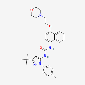 molecular formula C31H37N5O3 B1670888 多拉匹莫德 CAS No. 285983-48-4