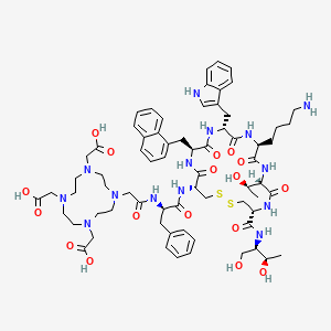 molecular formula C69H94N14O17S2 B1670893 Dotanoc CAS No. 619300-53-7
