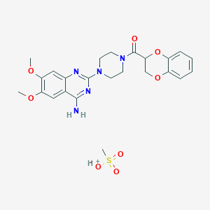molecular formula C24H29N5O8S B1670900 Doxazosin Mesylate CAS No. 77883-43-3