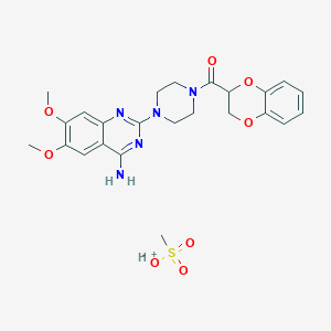 molecular formula C24H29N5O8S B1670900 Doxazosin mesylate CAS No. 77883-43-3