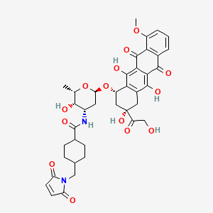molecular formula C39H42N2O14 B1670907 Doxorubicin-SMCC 