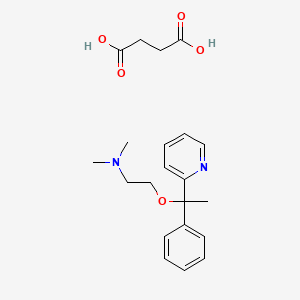 molecular formula C17H22N2O.C4H6O4<br>C21H28N2O5 B1670909 Donormil CAS No. 562-10-7