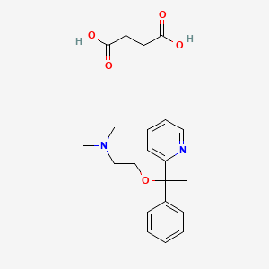 molecular formula C21H28N2O5 B1670909 Doxylamine succinate CAS No. 562-10-7