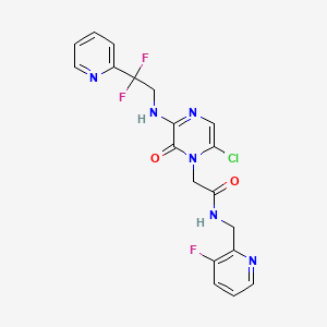 molecular formula C19H16ClF3N6O2 B1670910 Thrombin Inhibitor 2 CAS No. 312904-62-4