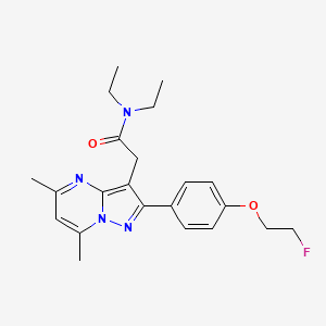molecular formula C22H27FN4O2 B1670913 DPA-714 CAS No. 958233-07-3