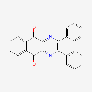 molecular formula C24H14N2O2 B1670915 DPBQ 