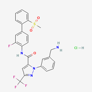 molecular formula C25H21ClF4N4O3S B1670917 DPC423 CAS No. 292135-59-2