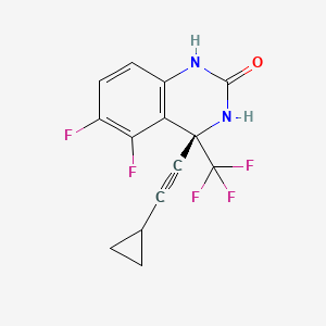 (4s)-4-(Cyclopropylethynyl)-5,6-difluoro-4-(trifluoromethyl)-3,4-dihydroquinazolin-2(1h)-one