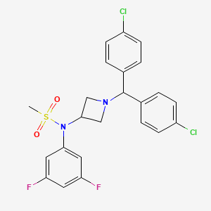 molecular formula C23H20Cl2F2N2O2S B1670946 Drinabant CAS No. 358970-97-5