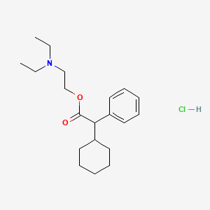 molecular formula C20H32ClNO2 B1670949 Drofenine hydrochloride CAS No. 548-66-3