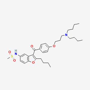 molecular formula C31H44N2O5S B1670951 Dronedarone CAS No. 141626-36-0