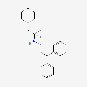 molecular formula C24H33N B1670953 Droprenilamine CAS No. 57653-27-7