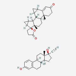 molecular formula C44H54O5 B1670956 Gianvi CAS No. 164017-31-6
