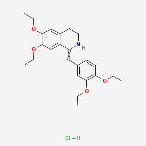 molecular formula C24H32ClNO4 B1670959 Drotaverine hydrochloride CAS No. 985-12-6