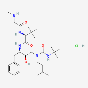 molecular formula C29H52ClN5O4 B1670965 Droxinavir hydrochloride CAS No. 155662-50-3