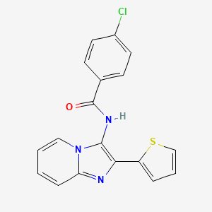 molecular formula C18H12ClN3OS B1670966 CDS2 Human Pre-designed siRNA Set A CAS No. 374084-31-8