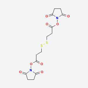 molecular formula C14H16N2O8S2 B1670971 DSP Crosslinker CAS No. 57757-57-0