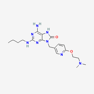 molecular formula C19H28N8O2 B1670972 DSR-6434 CAS No. 1059070-10-8