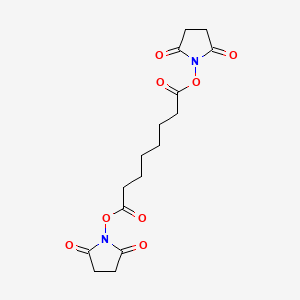 molecular formula C16H20N2O8 B1670973 Disuccinimidyl suberate CAS No. 68528-80-3