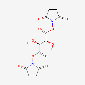 molecular formula C12H12N2O10 B1670975 酒石酸二琥珀酰亚胺酯 CAS No. 62069-75-4