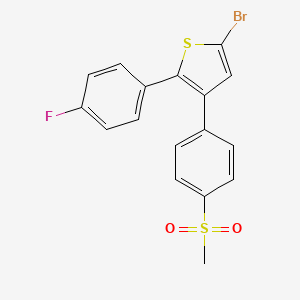 molecular formula C17H12BrFO2S2 B1670992 DuP-697 CAS No. 88149-94-4