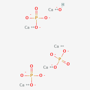 molecular formula Ca5(PO4)3(OH)<br>Ca5HO13P3 B1670994 羟基磷灰石 CAS No. 12167-74-7