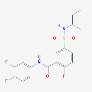 molecular formula C17H17F3N2O3S B1670997 (Rac)-AB-423 