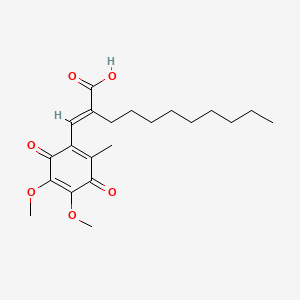 molecular formula C21H30O6 B1671014 E3330 CAS No. 136164-66-4