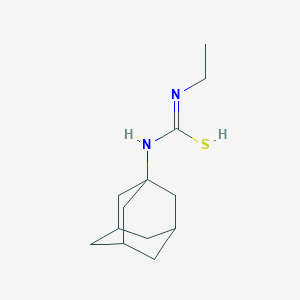 molecular formula C13H22N2S B1671033 1-(1-Adamantyl)-3-ethylthiourea CAS No. 25444-84-2