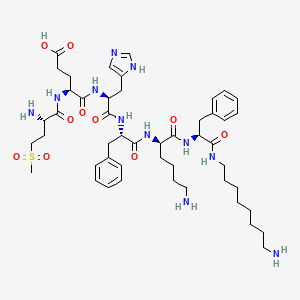 molecular formula C48H73N11O10S B1671037 Ebiratide CAS No. 105250-86-0