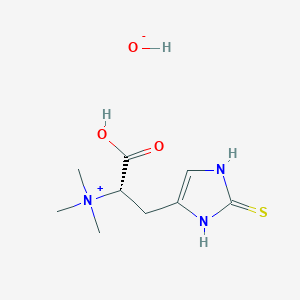 molecular formula C9H16N3O2S+ B1671048 Ergothioneine CAS No. 497-30-3