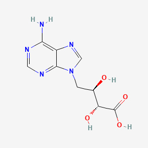 molecular formula C9H11N5O4 B1671053 Eritadenine CAS No. 23918-98-1