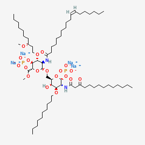 molecular formula C66H126N2NaO19P2 B1671054 Eritoran sodium CAS No. 185954-98-7